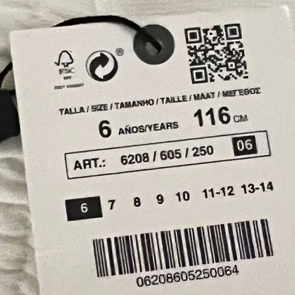 ZARA Kids | White | VARSITY CALIFORNIA JOGGERS - Picture 4 of 4